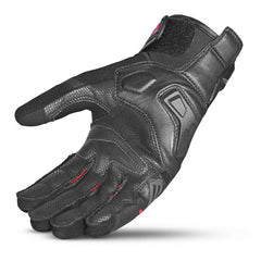 Bela Daring Guanti   da Moto Uomo - Nero/Rosso back
