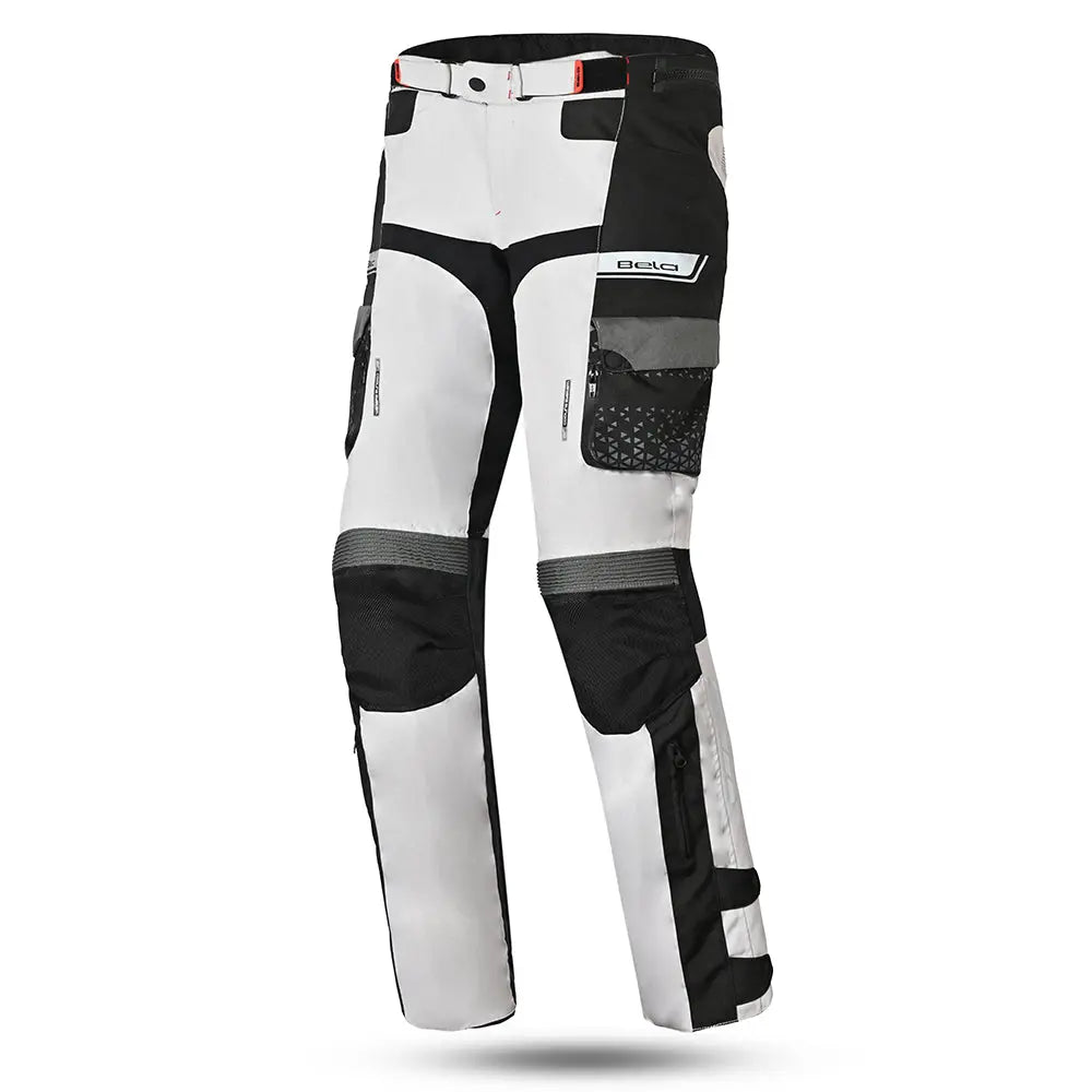 BELA CROSSROAD EXTREME WP PANTALONI UOMO MOTO TESSUTO GHIACCIO GRIGIO NERO 