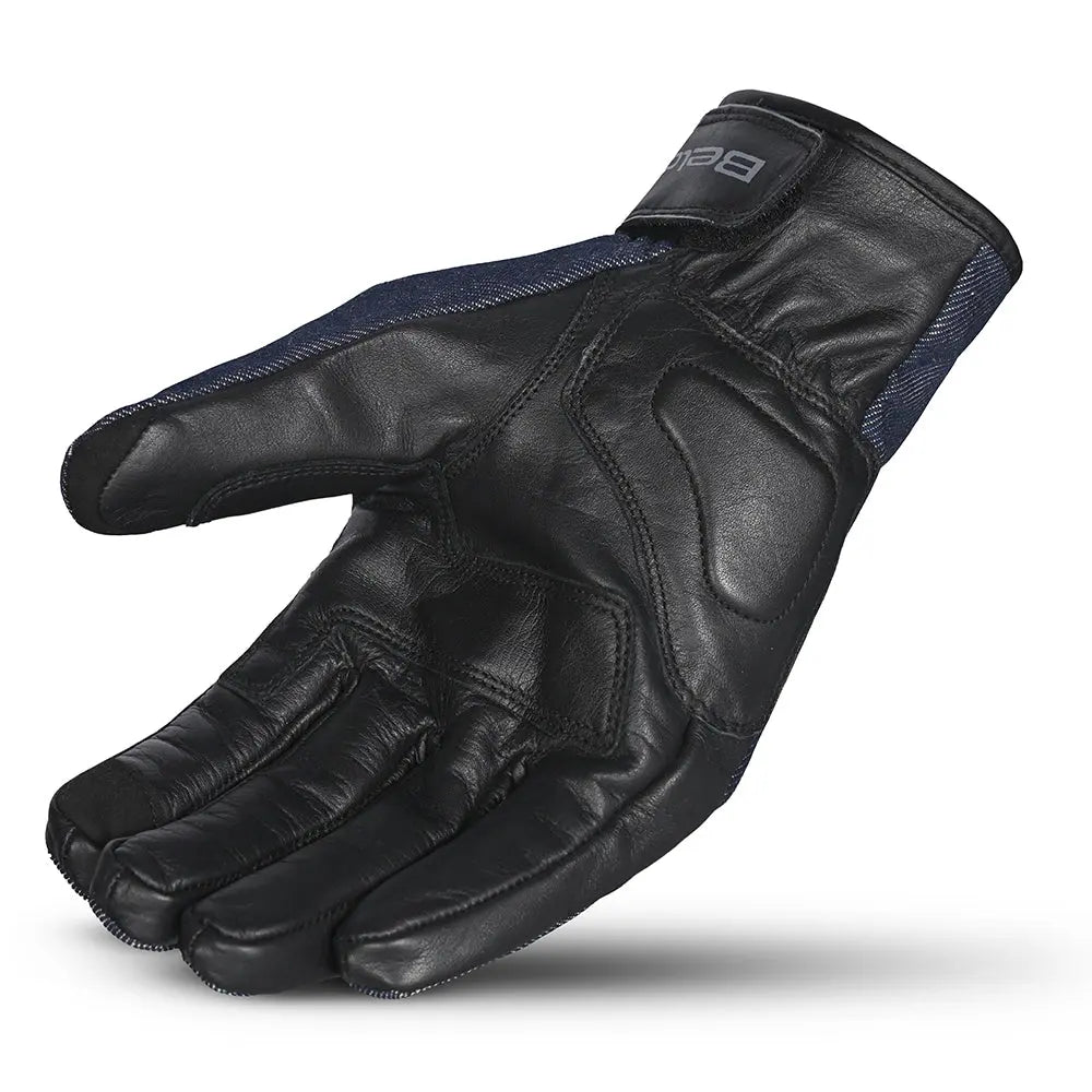 GUANTI MOTO DA UOMO BELA ALBERTO - NERO/BLU 