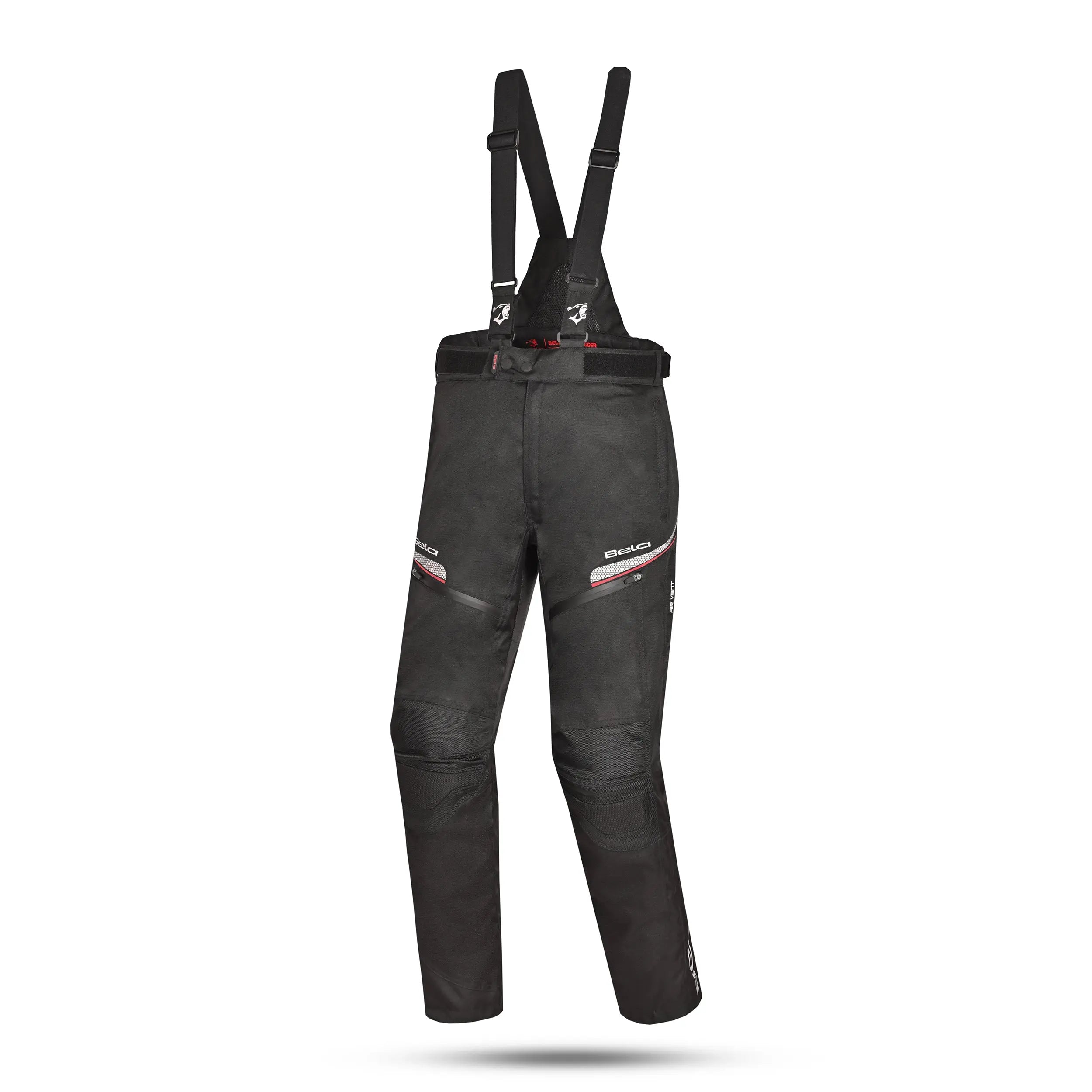 Bela Calm Digger pantaloni per Uomo 32L Nero Rosso 