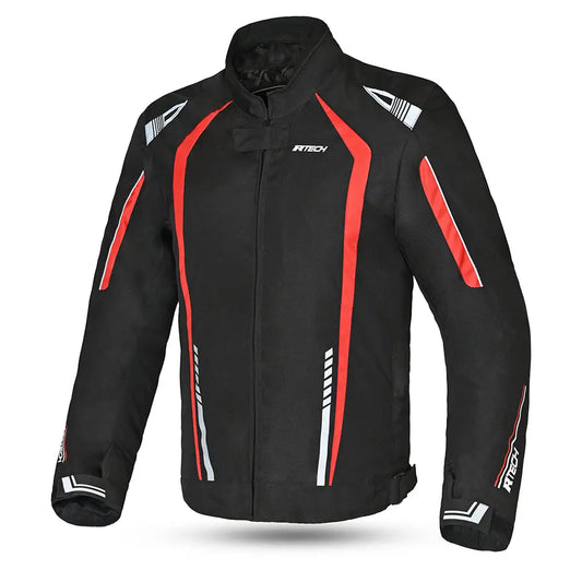 R-Tech Marshal Rosso Giacche Moto Tessile front