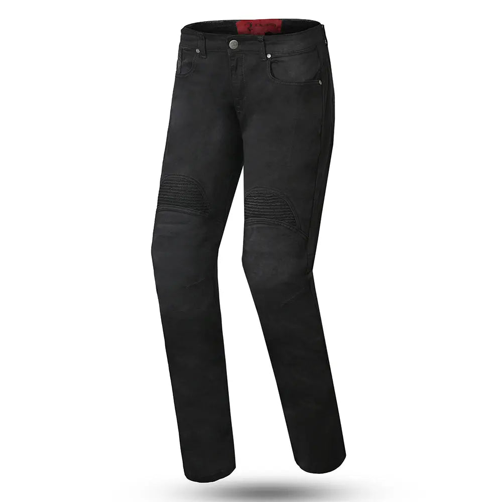 Bela Boston Jeans Moto per Uomo - Nero 