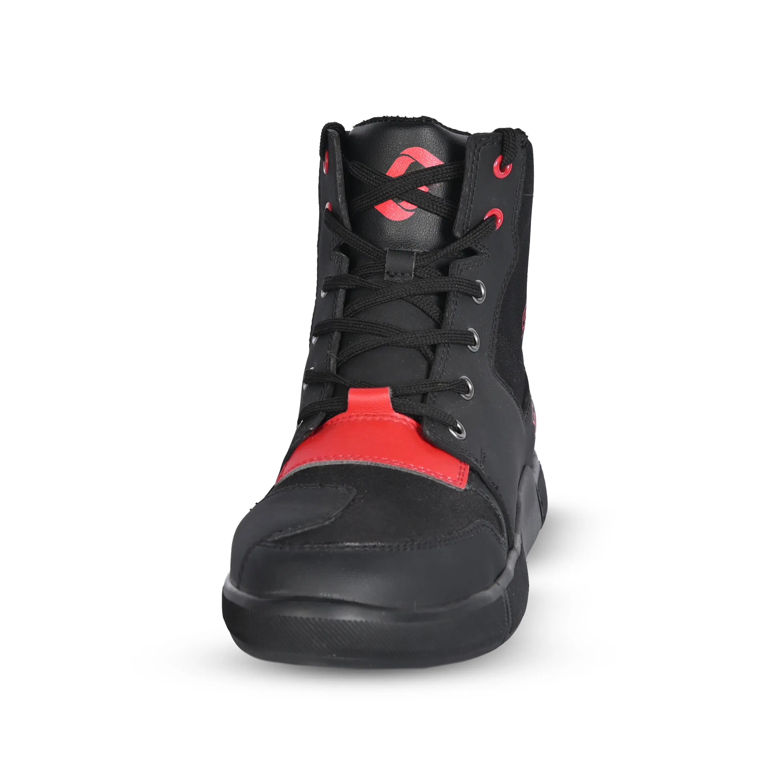 SHUA Oddin moto Botas Negro Rojo