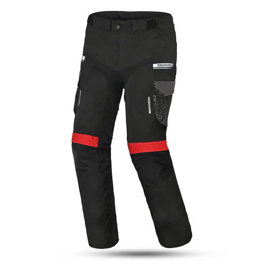 Bela Crossroad Extreme WP Waterproof Fabric Pants MEN Black/Anthracite/Red  – Yamoto.it