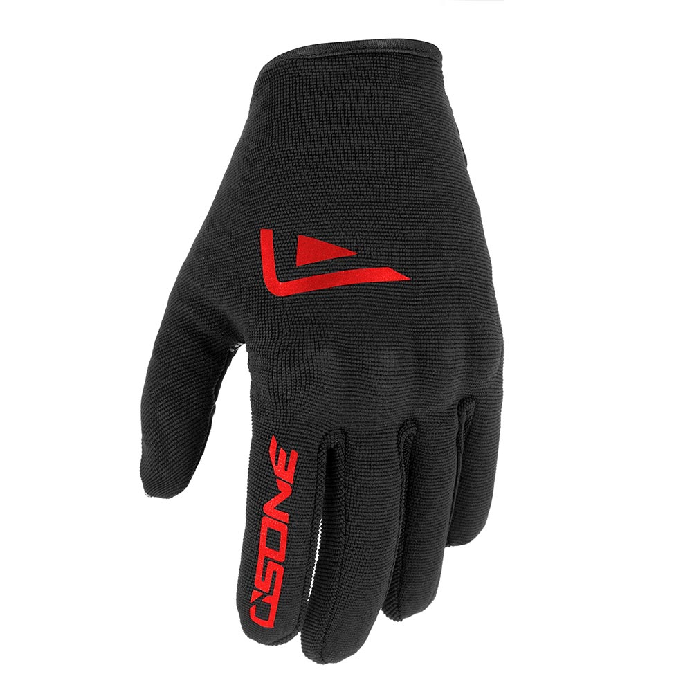 OSONE GUANTES DE VERANO UNISEX NEGRO ROJO 