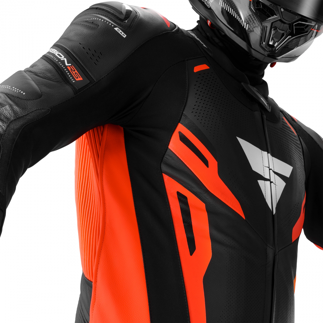 SHIMA MISSION RS MONO DE HOMBRE 1PC NEGRO ROJO 