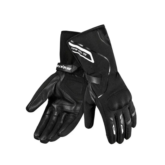 SEVENTY 70 SD-T59 GIAU Lunghi Moto Donna Guanti Nero Bianchi