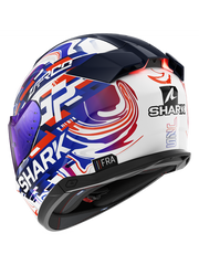 SHARK CASCO SKWAL i3 REPLICA ZARCO GP DE FCE Blanco Violeta Azul 