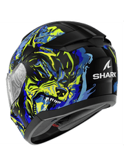 SHARK RIDILL 2 BEAST RAGING CASCHI INTEGRALI NERO BLU VERDE