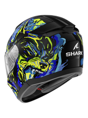 SHARK INTEGRAL CASCO RIDILL 2 RAGING BEAST Negro Azul Verde