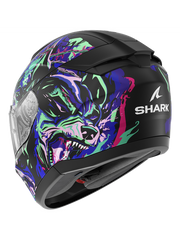 SHARK RIDILL 2 RAGING BEAST INTEGRAL CASCO Negro mate Violeta Verde