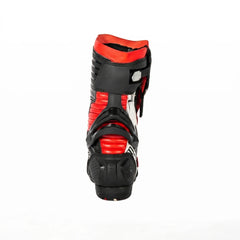 HELIFIX TROJAN STIVALI DE MOTO UOMO NERO BIANCHI ROSSA 