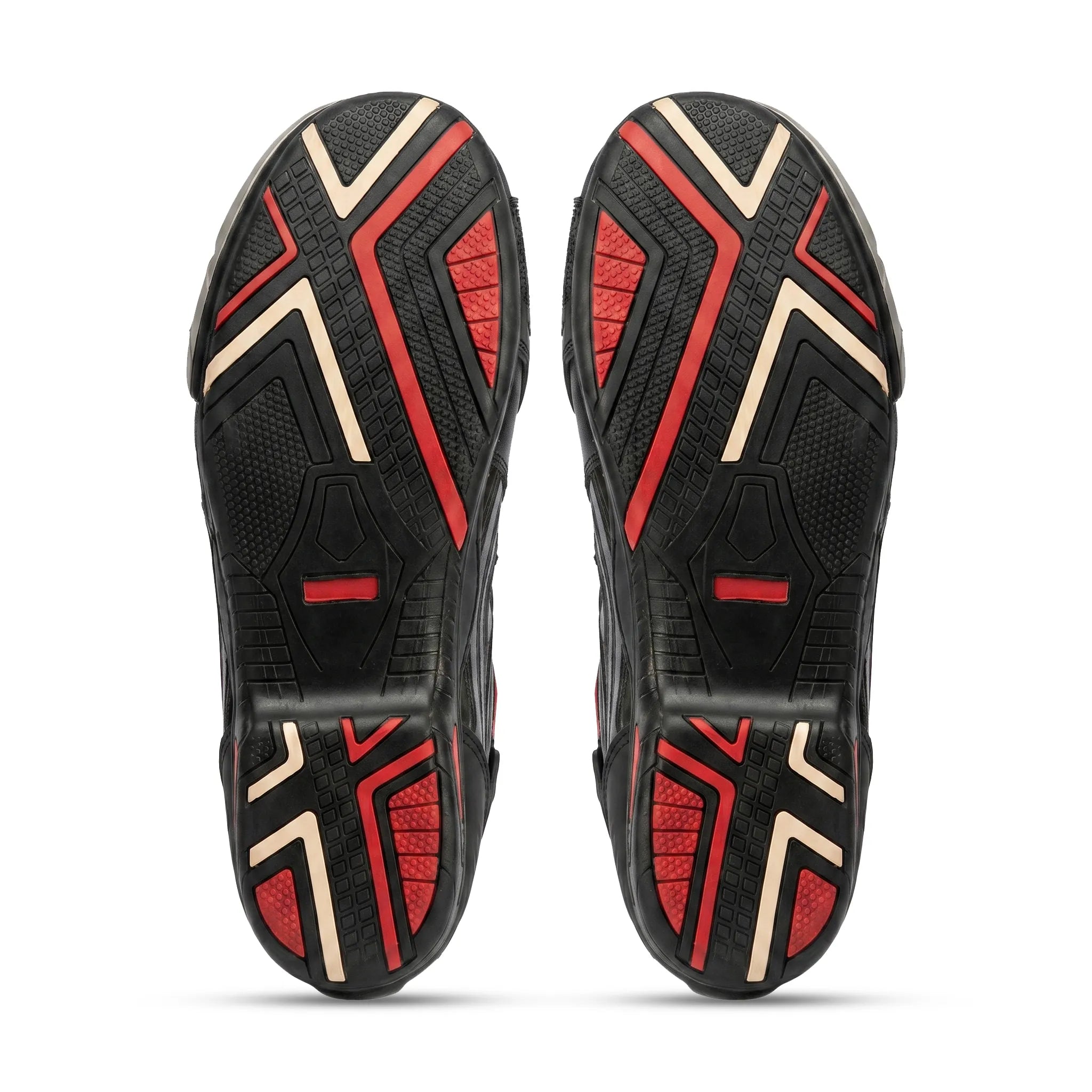 HELIFIX TROJAN STIVALI DE MOTO UOMO NERO BIANCHI ROSSA 
