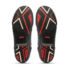 HELIFIX TROJAN STIVALI DE MOTO UOMO NERO BIANCHI ROSSA 