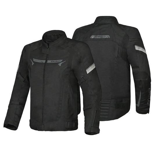 BELA Highland Giacca Da Motociclista Da Uomo Nero 