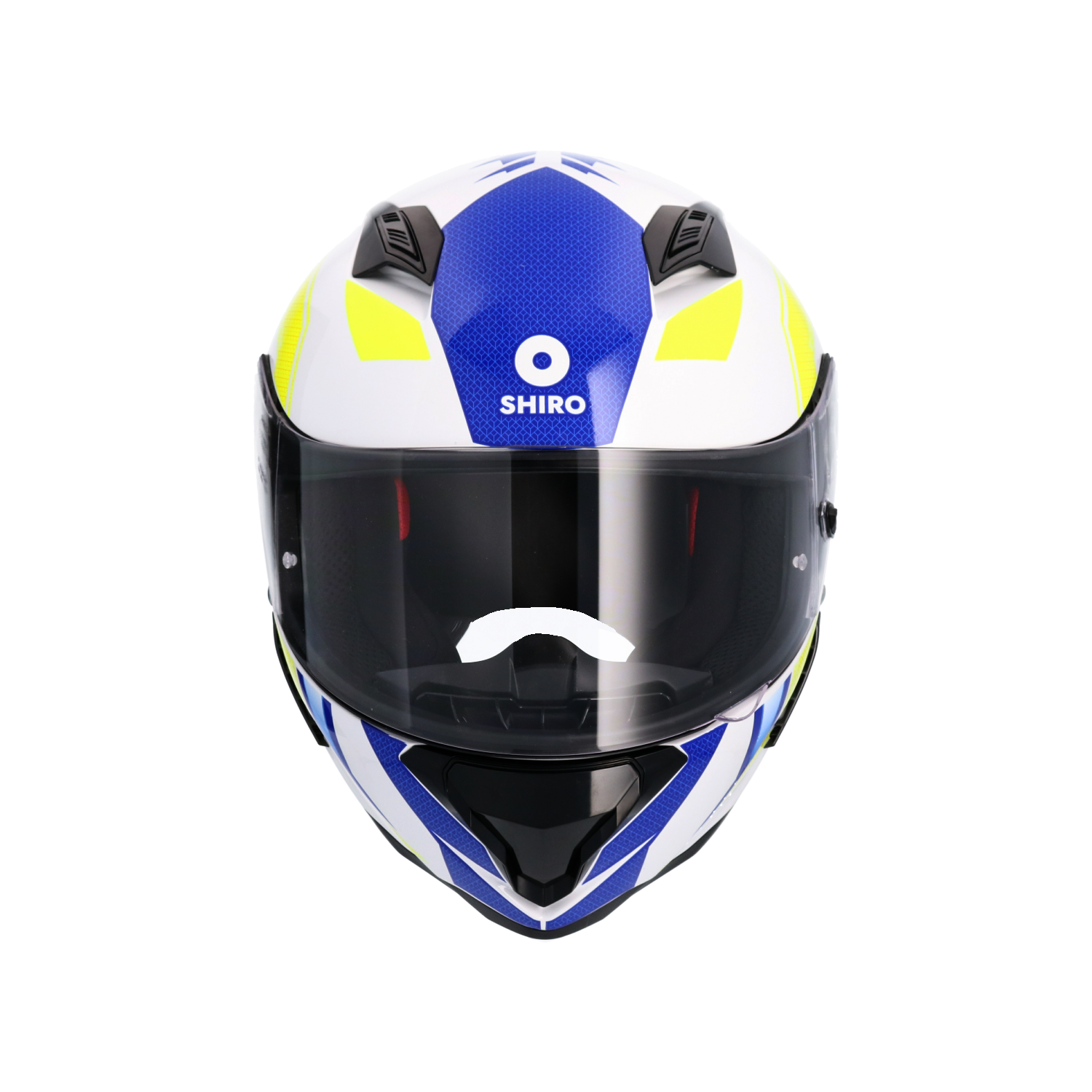 Casco Hunter Sh-890 Edge Azul_Amarillo Fluor 