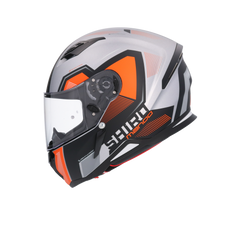 SHIRO Hunter Sh-890 Integrale Caschi Opaco Nero Arancia