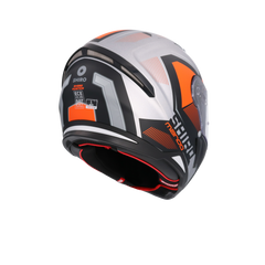 SHIRO Hunter Sh-890 Integrale Caschi Opaco Nero Arancia