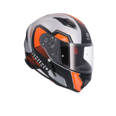 SHIRO Hunter Sh-890 Integrale Caschi Opaco Nero Arancia