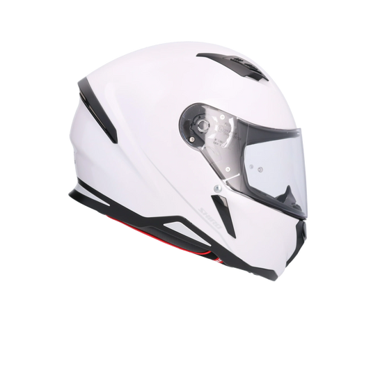 SHIRO Sh-890 Hunter Moto Integrali Caschi Bianco Perla