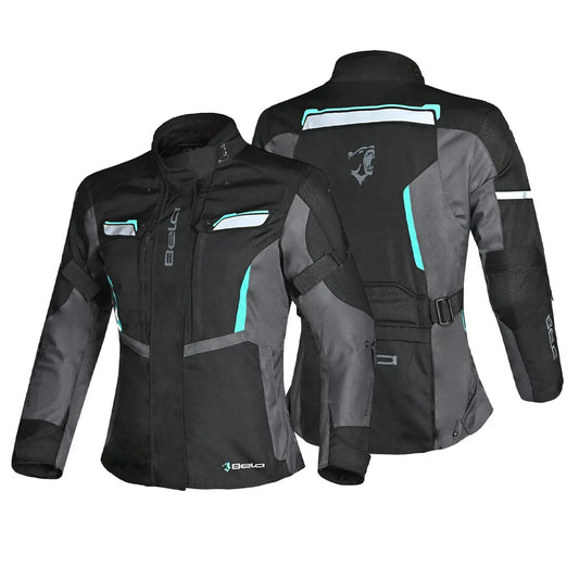 BELA giacca donna Hurricane Nero Turquoise 3 IN 1 
