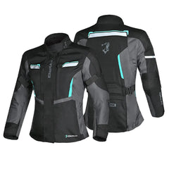 BELA giacca donna Hurricane Nero Turquoise 3 IN 1 