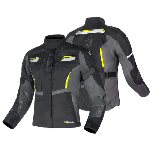 BELA - giacca donna Hurricane - Nero Giallo am- 3 IN 1 
