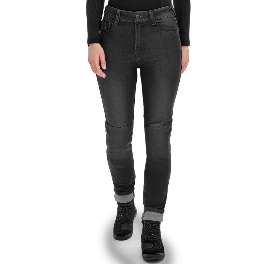 SHIMA RIDGE URBANO DE MOTOCICLISMO TURISMO PANTALONE MUJER NEGRO 