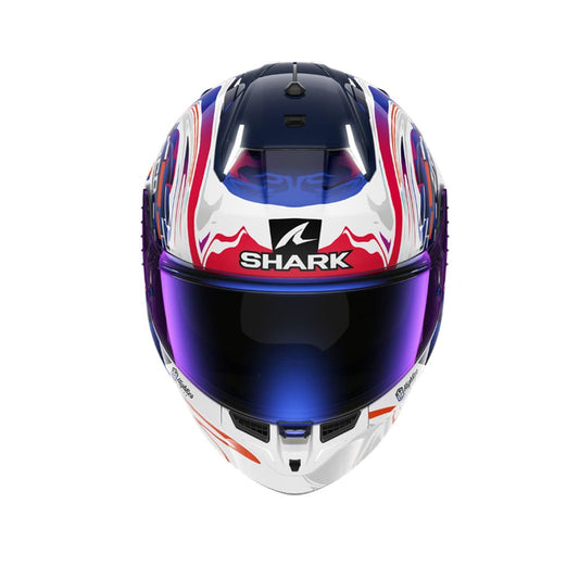 SHARK SKWAL i3 REPLICA ZARCO Integrali Caschi Bianco Viola Blu