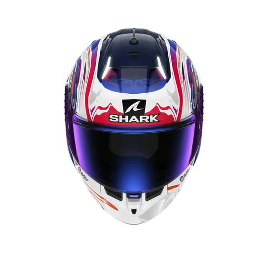 SHARK SKWAL i3 REPLICA ZARCO Integrali Caschi Bianco Viola Blu 