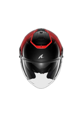 SHARK RS Jet Stride Moto Caschi Nero Antracite Rosso 
