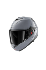 SHARK OXO DARK SHADOW Moto Modulare Caschi Argento Fucile 