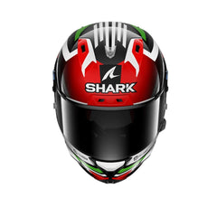 SHARK AERON-GP FIM RACING FIRSTLAP Carbonio Moto Caschi Rosso Verde 