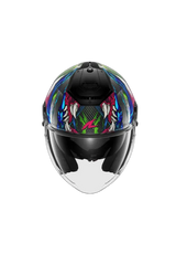 SHARK RS JET CARBON SHAYTAN CASCHI JET NERO VERDE VIOLA 