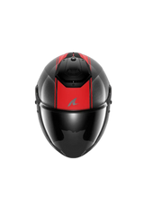 SHARK RS JET PELLE CARBON Moto Caschi Rosso Carbonio 