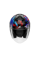 SHARK SKWAL PRANZ URBAN TOURING CASCHI JET NERO BLU ROSSO 