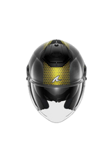 SHARK JET CARBON IKONIK Carbon Moto Jet Caschi Cromo Oro 