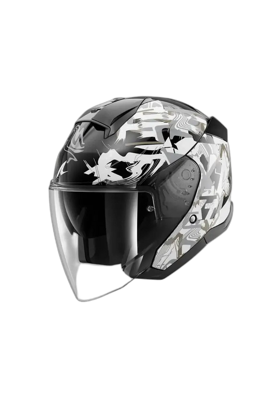 SHARK SKWAL PRANZ URBAN TOURING CASCHI JET BIANCO NERO – Yamoto.it