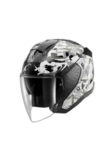 SHARK SKWAL PRANZ URBAN TOURING CASCHI JET BIANCO NERO 