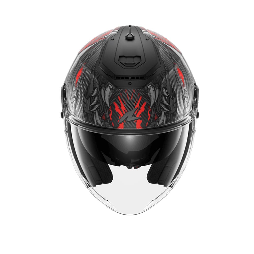 SHARK RS JET CARBON SHAYTAN CASCHI JET NERO ROSSO GRIGIO