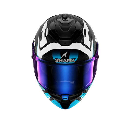 SHARK SPARTAN GT PRO CARBON ZARCO TRACK RACER Caschi Bianco Blu – Yamoto.it