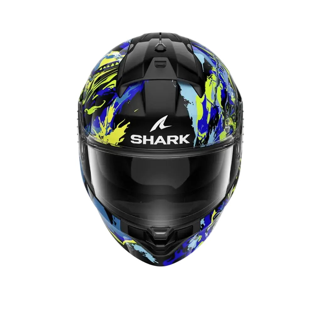 SHARK RIDILL 2 BEAST RAGING CASCHI INTEGRALI NERO BLU VERDE 