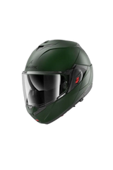 SHARK OXO BLANK Moto Modulare Flip Up Caschi Verde Scuro 