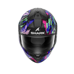 SHARK RIDILL 2 RAGING BEAST CASCHI INTEGRALI NERO OPACO VIOLA VERDE