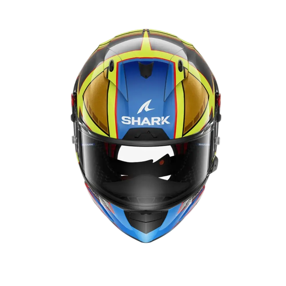 SHARK RACE-R PRO GP 06 REPLICA CAM PETERSEN Antracite / Giallo / Blu 