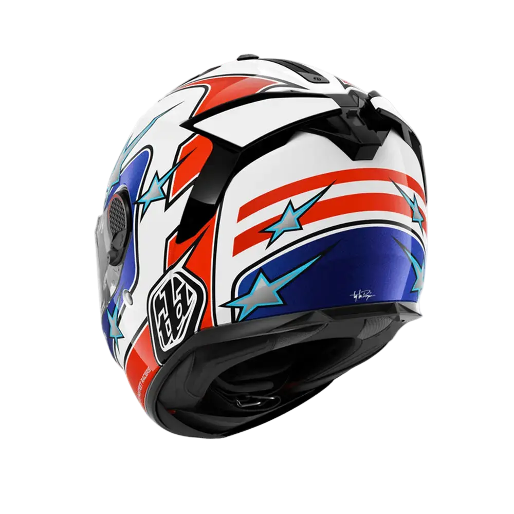 SHARK SPARTAN GT PRO FLAGSTAFF Integrali Caschi bianco Rosso Blu 