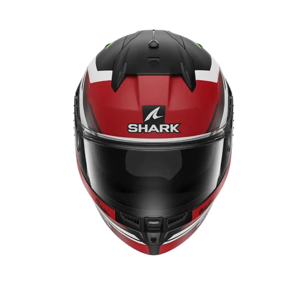 SHARK D-SKWAL 3 FIRSTLAP Integral Caschi Nero Opaco Rosso Verde 