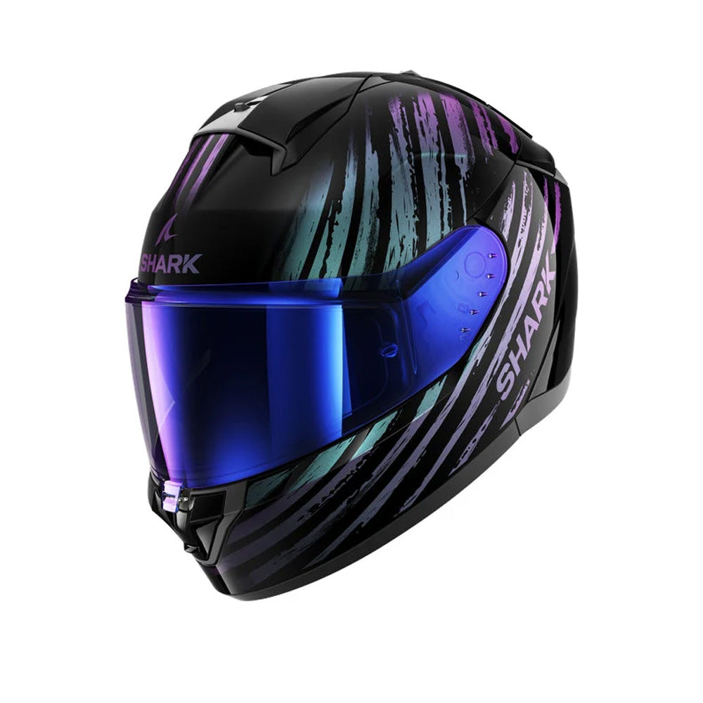 SHARK RIDILL 2 Moto Integrali Caschi Nero Blu Viola