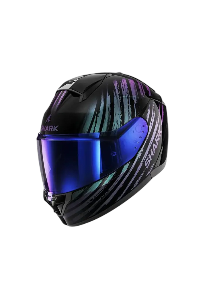 SHARK RIDILL 2 Moto Integrali Caschi Nero Blu Viola 