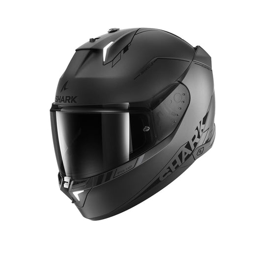 SHARK SKWAL i3 Antracite Integrali Caschi Nero Opaco Argento